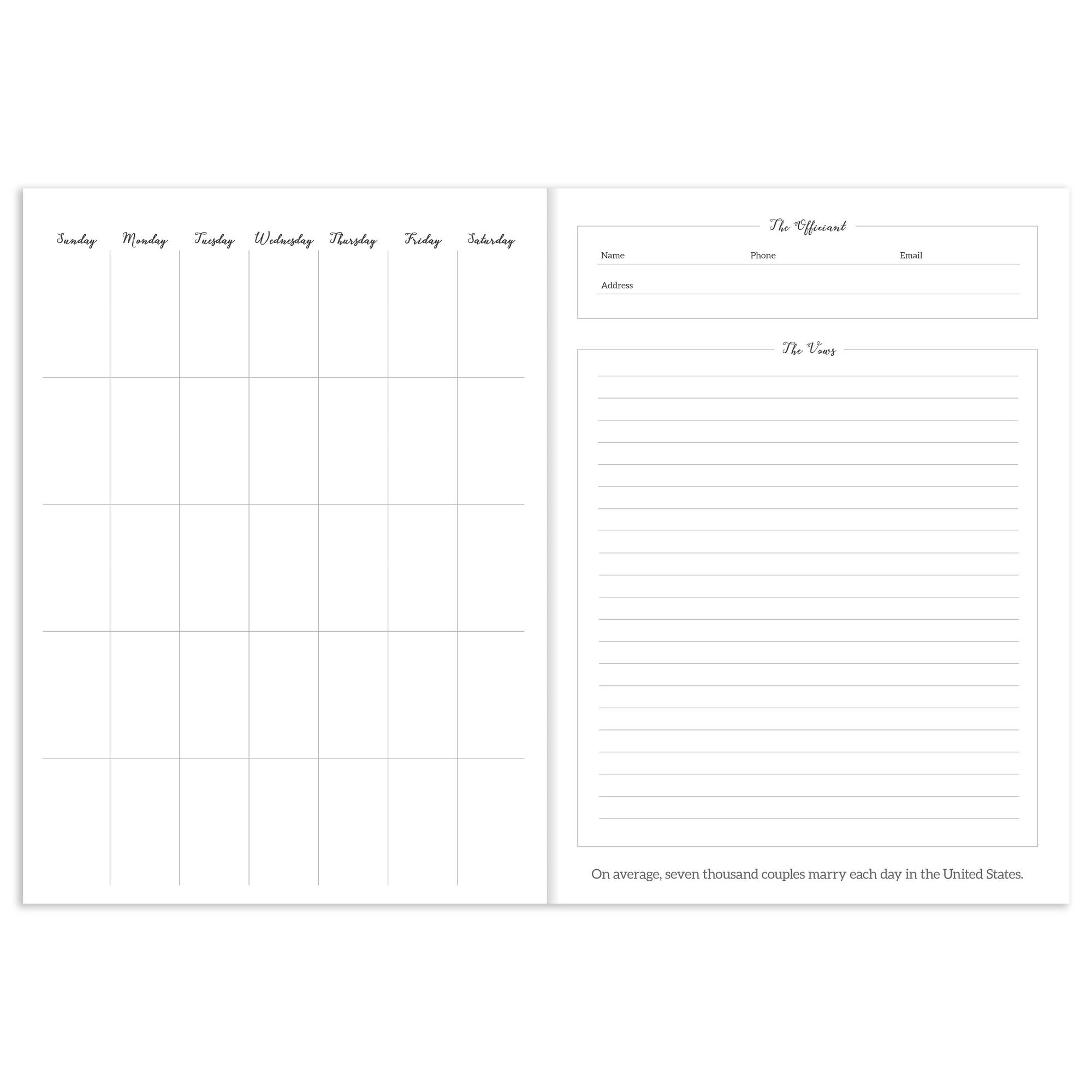 TF Publishing OMG! All the Things To Do Before I Do Undated Monthly Wedding Planner